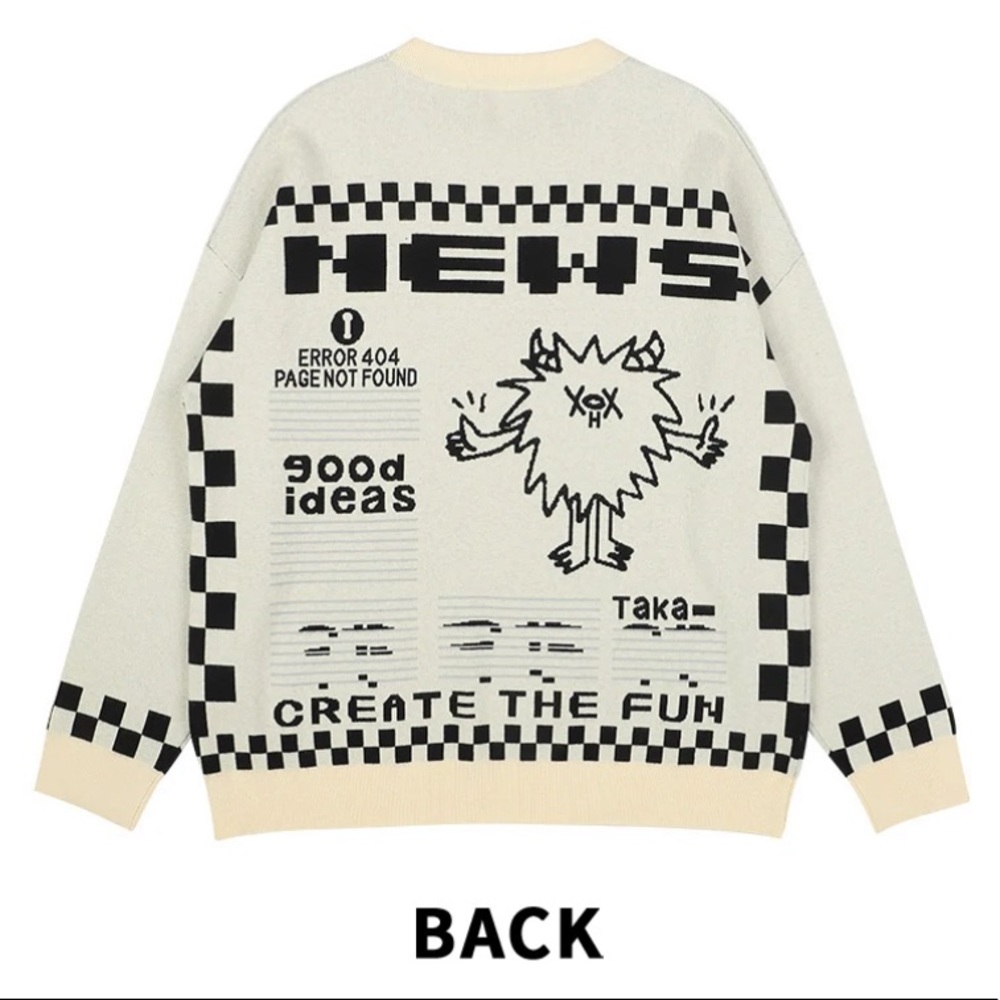 COPY - TAKA ORIGINAL Knit Jumper Sweater (BRAND NEW) - Picture 2 of 5